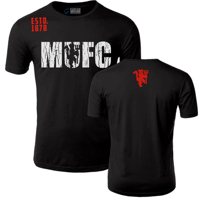 Manchester United MUFC Soccer Fifa World Cup Footbal Futbol Cotton T-Shirt .1878 Back Design