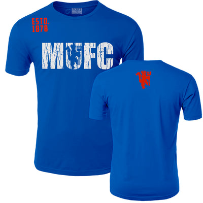 Manchester United MUFC Soccer Fifa World Cup Footbal Futbol Cotton T-Shirt .1878 Back Design