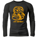 Cobra Kai Karate Kid No Mercy mma ufc venum bjj nhb Adult Rash Guard Compression Long Sleeve Shirt