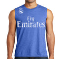 Fly Emirates Fifa World Cup Soccer Cotton Jersey Adult Sleeveless Muscle Shirt Shirt