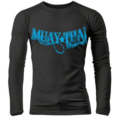 Muay Thai Fighting Brazilian jiu-jitsu Fight Gear Fighting Stryker mma ufc venum tapout Adult Rash Guard Long Sleeve Compression Shirt