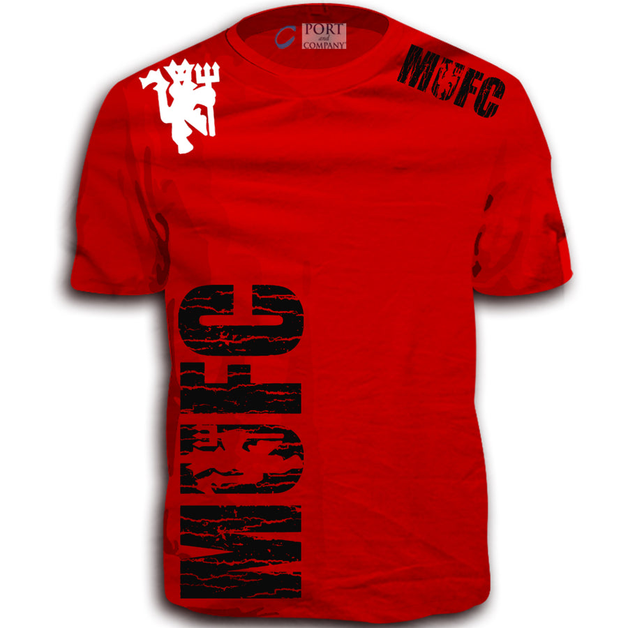 MUFC Manchester United Soccer Fifa World Cup Footbal Futbol Cotton T-Shirt .1878