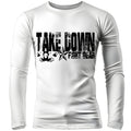 Take Down Fight Gear Fighting Stryker mma ufc venum tapout Adult Rash Guard Long Sleeve Compression Shirt