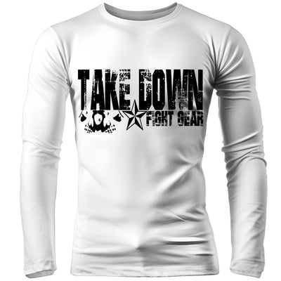 Take Down Fight Gear Fighting Stryker mma ufc venum tapout Adult Rash Guard Long Sleeve Compression Shirt