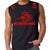 NETHERLANDS SOCCER FIFA WORLD CUP MENS MUSCLE SHIRT BLACK RED LOGO