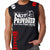 NOT 2B PROVOKED MMA MENS MUSCLE SHIRT BLACK WHITE