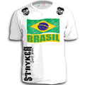 BRASIL FIFA WORLD CUP SOCCER FLAG CREST MENS SHIRT BRAZIL