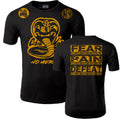 Fresh Off The Press Cobra Kai Karate Kid Netflix Series No Mercy Pain Does Not Exist In This Dojo Adult Shorts Sleeve T-Shirt