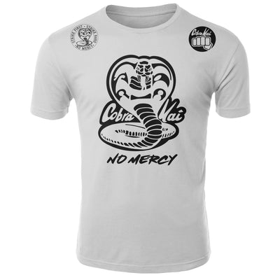 Cobra Kai No Mercy The Karate Kid MMA Fighters Adult T-Shirt White