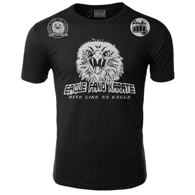 Eagle Fang Karate Bite Like An Eagle Cobra Kai Karate Kid MMA UFC New Adult T Shirt S - M - L - XL - 2XL - 3XL - 4XL - 5XL - 6XL Black