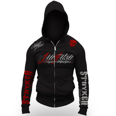 JIU JITSU STRYKER FIGHT GEAR STARS ADULT NATE DIAZ FULL ZIP-UP HOODIE