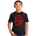 New Cobra Kai No Mercy Karate Kid ufc mma Youth Size Kids Shirt Top