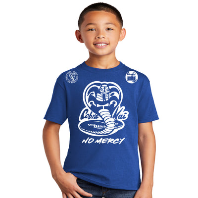 New Cobra Kai No Mercy Karate Kid ufc mma Youth Size Kids Shirt Top