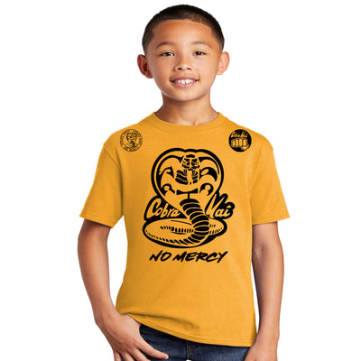 New Cobra Kai No Mercy Karate Kid ufc mma Youth Size Kids Shirt Top