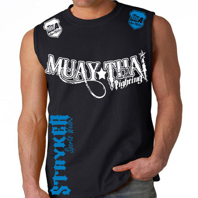 MUAY THAI FIGHTING STRYKER MMA MENS MUSCLE SHIRT