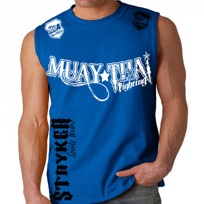 MUAY THAI FIGHTING STRYKER MMA MENS MUSCLE SHIRT