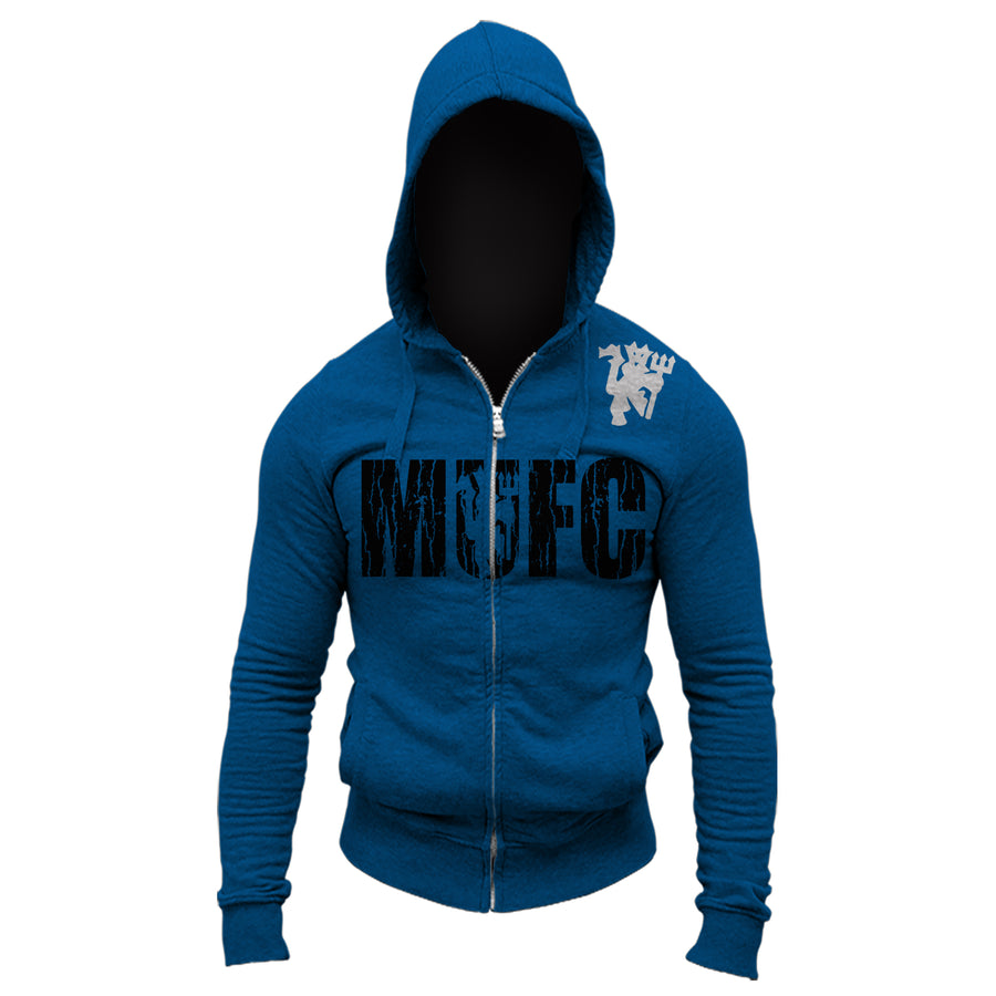 Manchester United MUFC Soccer Fifa World Cup Footbal Futbol Full Zip Up Hoodie Jacket