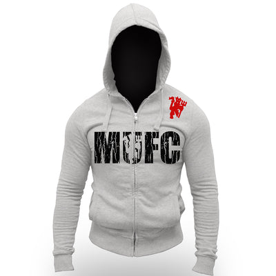 Manchester United MUFC Soccer Fifa World Cup Footbal Futbol Full Zip Up Hoodie Jacket