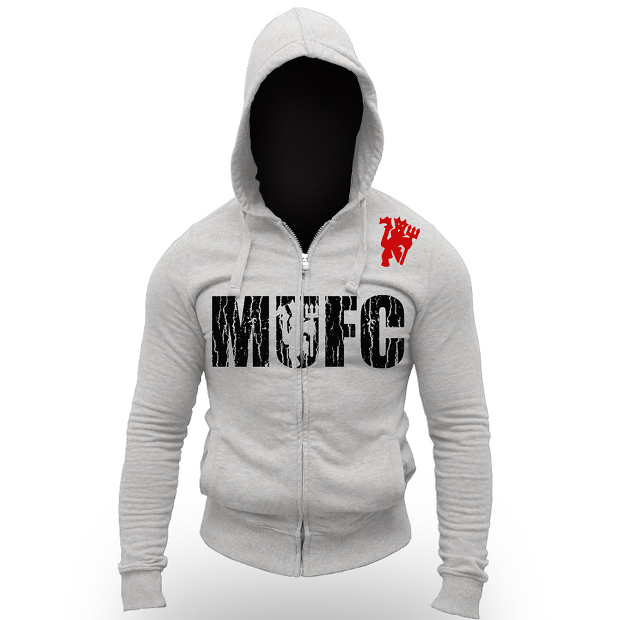 Manchester United MUFC Soccer Fifa World Cup Footbal Futbol Full Zip Up Hoodie Jacket