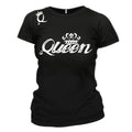 QUEEN WOMENS ADULT FUNNY T-SHIRT BLACK