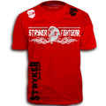 STRYKER FIGHT GEAR TWISTED SKULL MMA T-SHIRT