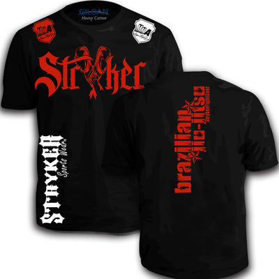 STRYKER FIGHT GEAR MMA BRAZILIAN JIU JITSU ADULT T-SHIRT