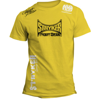 STRYKER MAIN LOGO MMA UFC T-SHIRT YELLOW