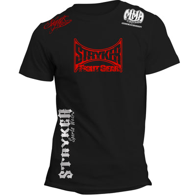 STRYKER MAIN LOGO MMA UFC T-SHIRT BLACK