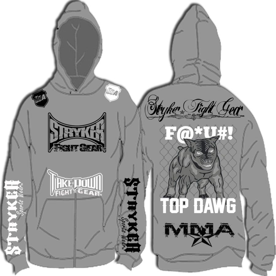 STRYKER PIT BULL TOP DAWG PULLOVER HOODIE