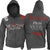 MUAY THAI FIGHTING PAIN IS TEMPORARY VICTORY IS FOREVER UFC MMA ZIP UP HOODIE GRAY