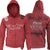 MUAY THAI FIGHTING PAIN IS TEMPORARY VICTORY IS FOREVER UFC MMA ZIP UP HOODIE RED