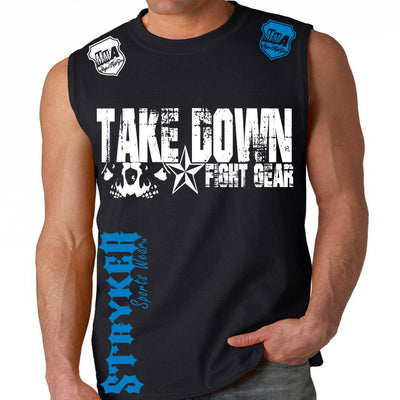 TAKEDOWN FIGHT GEAR MMA MENS MUSCLE SHIRT