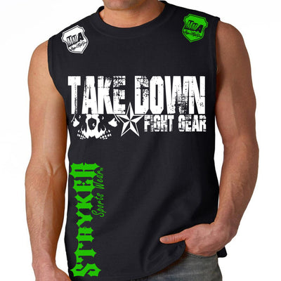 TAKEDOWN FIGHT GEAR MMA MENS MUSCLE SHIRT