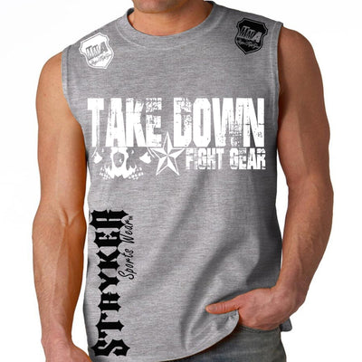 TAKEDOWN FIGHT GEAR MMA MENS MUSCLE SHIRT