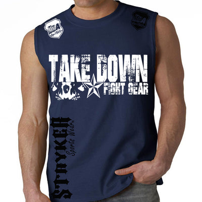 TAKEDOWN FIGHT GEAR MMA MENS MUSCLE SHIRT