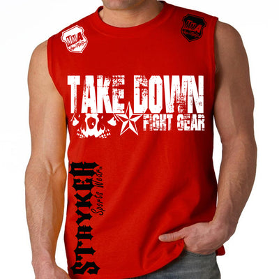 TAKEDOWN FIGHT GEAR MMA MENS MUSCLE SHIRT