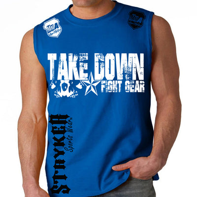 TAKEDOWN FIGHT GEAR MMA MENS MUSCLE SHIRT