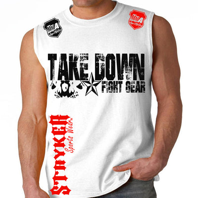 TAKEDOWN FIGHT GEAR MMA MENS MUSCLE SHIRT