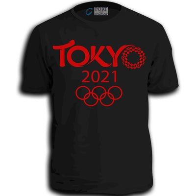 New T Tokyo Olympics 2020 - 2021 Summer Games Shorts Sleeve T Shirt Top