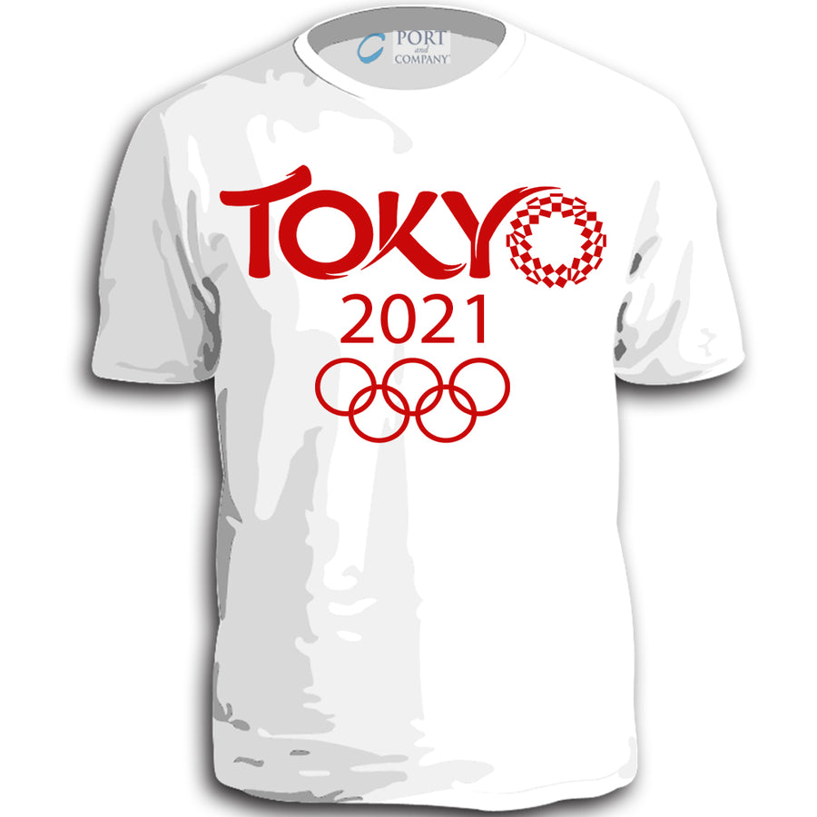 New T Tokyo Olympics 2020 - 2021 Summer Games Shorts Sleeve T Shirt Top