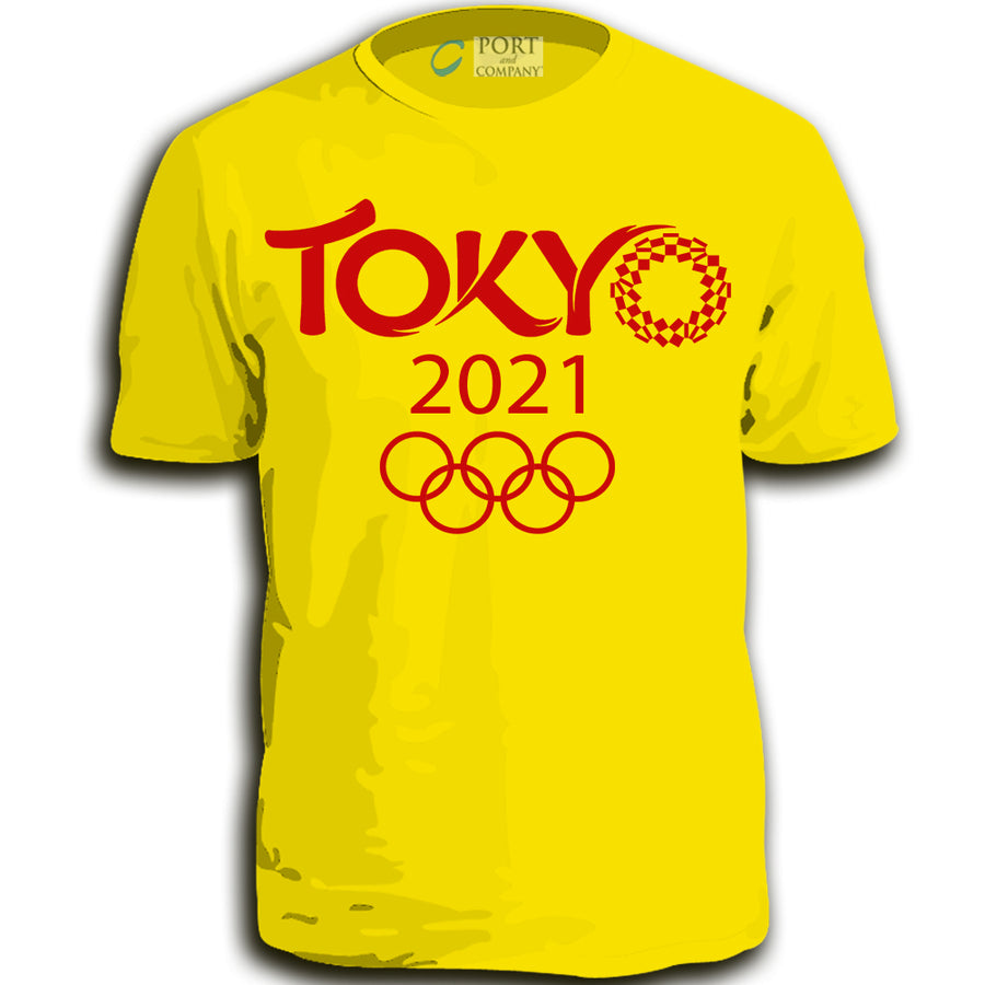 New T Tokyo Olympics 2020 - 2021 Summer Games Shorts Sleeve T Shirt Top